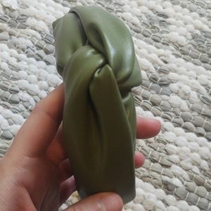 Anthropologie leather headband